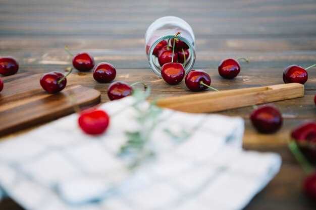 Les cerises rouges et la gourmandise