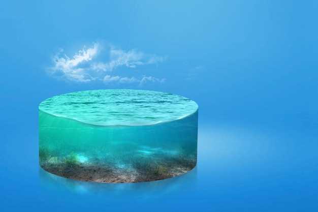 Rêver d'une mer transparente agitée