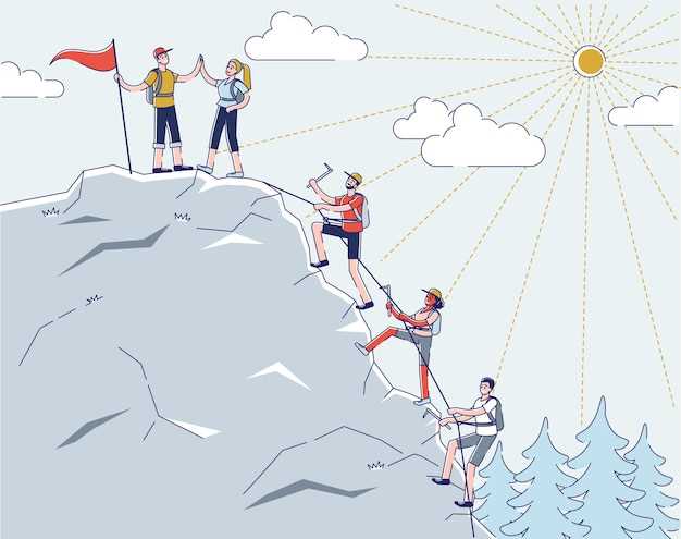 Les rêves de montagnes escarpées