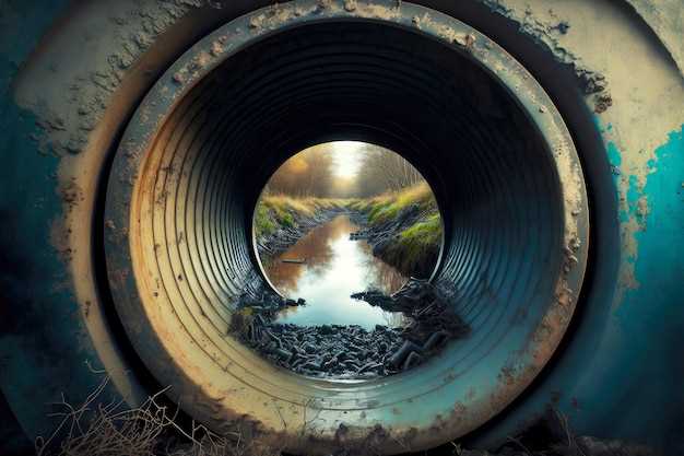 Symbolisme de la fosse de drainage pleine en rêve