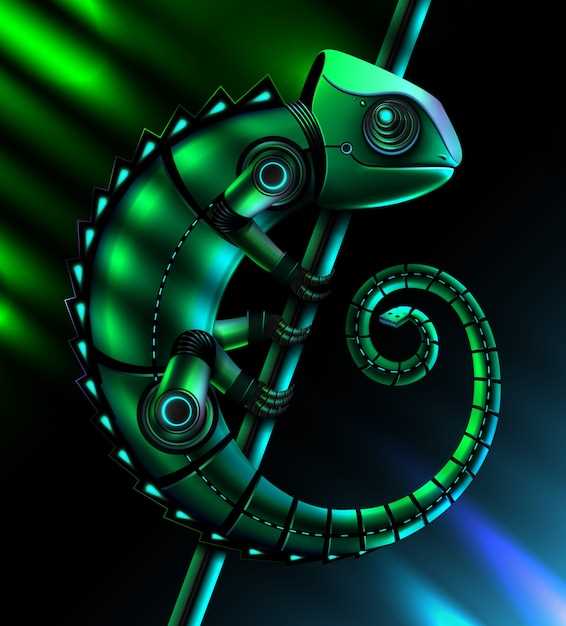 Le serpent vert vif en rêve