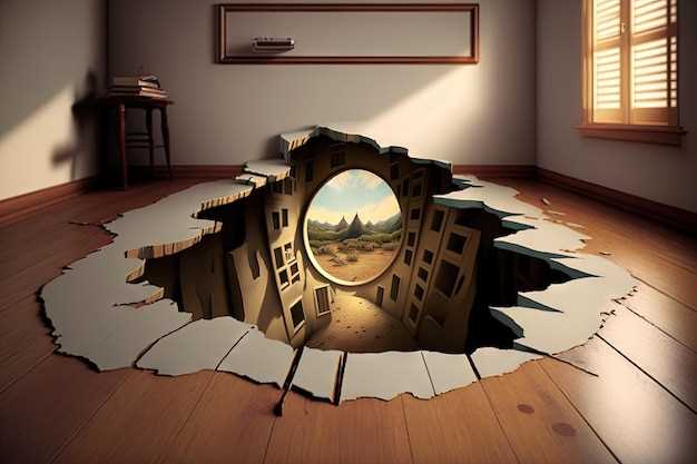 Le plancher cassé : un reflet des émotions intérieures