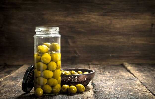 Olives en bocal en rêve : un symbole de tranquillité