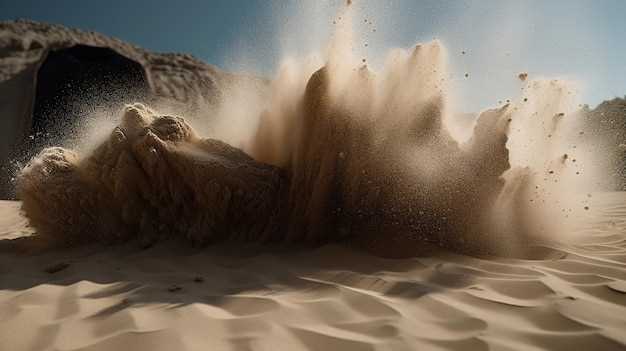 Symboles du sable et de l'eau dans les rêves