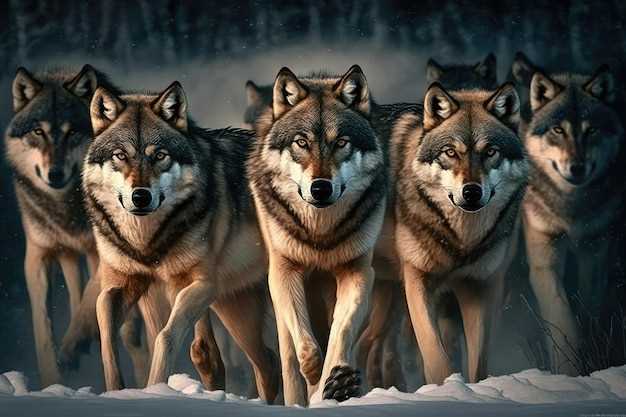 Les trois loups et leur signification