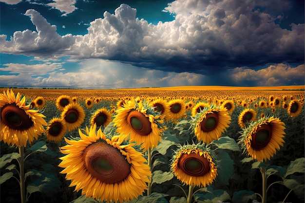 Le champ de tournesols dans les cultures et traditions du monde